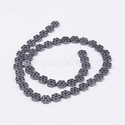 Non magnetici perle ematite sintetico fili&nbsp;G-P341-04-8x3mm