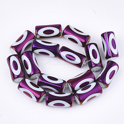 Стеклянные бусины с гальваническим покрытием &nbsp;EGLA-S177-03