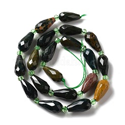 Fili di perle di agata / diaspro oceaniche naturali&nbsp;G-B028-A07
