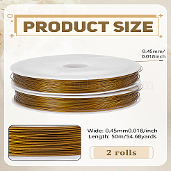 2 рулон проволоки для творчества «хвост тигра»&nbsp;TWIR-LP0001-18B-G