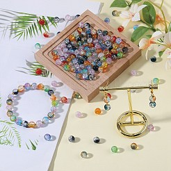 10 цвет прозрачных хрустальных бусин GLAA-SZ0001-98