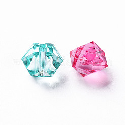 Прозрачные акриловые бусины&nbsp;X-TACR-S154-15B