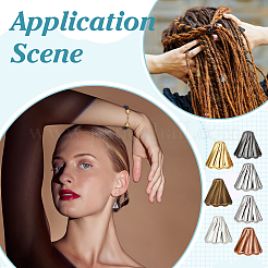 70 шт. двухцветные колпачки для бусин в тибетском стиле&nbsp;TIBE-PH0002-32