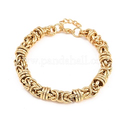 Bracelets à chaîne byzantine en acier inoxydable 304 pour femmes et hommes&nbsp;BJEW-H643-09G