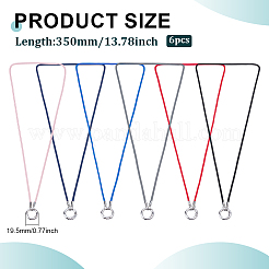 6шт 6 цвета цепочки для очков&nbsp;AJEW-ME0001-20A