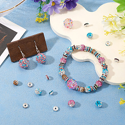 66 Stück 5 Stile Polymer Clay Pflaster Strass Perlen&nbsp;DIY-TA0013-93