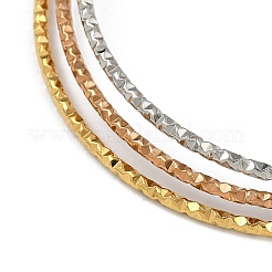 7шт вакуумное покрытие 201 нержавеющая сталь браслеты наборы для женщин&nbsp;BJEW-F476-02M