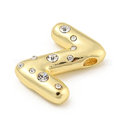Messing micro pave klare zirkonia anhänger&nbsp;KK-E093-04G-Z