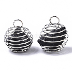 Eiserne Spiralperlenkäfiganhänger&nbsp;IFIN-R239-02P