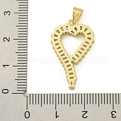 Подвески из кубического циркония с покрытием из латуни&nbsp;KK-U029-10G-01