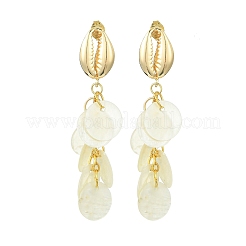 Латунь серьги EJEW-TA00606