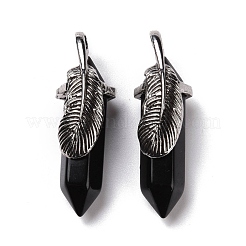 Природные подвески обсидиана&nbsp;G-E059-04AS-01