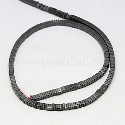 Electroplate non magnetici ematite Perle sintetiche heishi fili&nbsp;G-J171B-2x2mm-03
