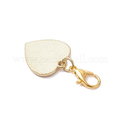 Подвесные украшения из розовой эмали HJEW-JM04178