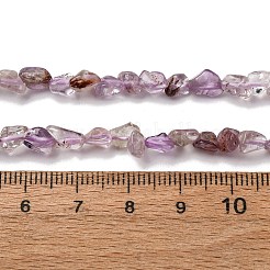 Натуральный фиолетовый лодолит кварцевый бисер пряди G-I389-A23