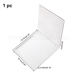 Herramienta de estampado acrílico diy&nbsp;AJEW-PH0017-56-WH