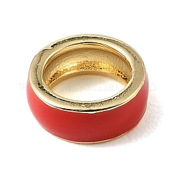 Perline distanziatrici a rondella in smalto ottone&nbsp;KK-CBAF2EC-01G
