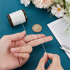 Круглый шнур из вощеного полиэстера длиной 90 м.&nbsp;YC-WH0019-02A