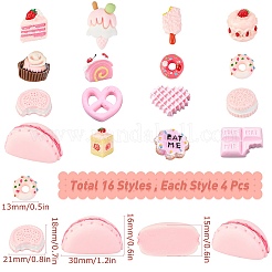 Кабошоны из смолы в стиле 64 шт. CRES-SC0002-10