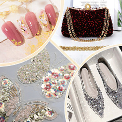 120 г двухцветных пластиковых пайеток&nbsp;PVC-CP0001-02B