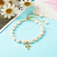 Регулируемые браслеты-слайдеры из натурального жемчуга BJEW-JB06531-02