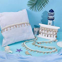 3.2 ярд полиэстера с пластиковой оболочкой и лентами в виде морских звезд&nbsp;OCOR-PH0006-37