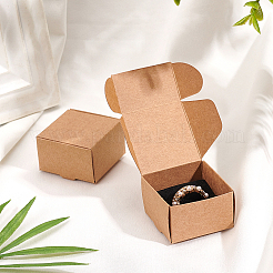 Scatola di carta anello kraft creativa pieghevole&nbsp;CON-WH0077-09