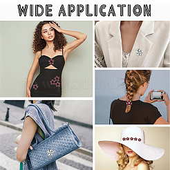 9 шт. аппликации в виде звезд 3 цветов&nbsp;PATC-GF0001-40