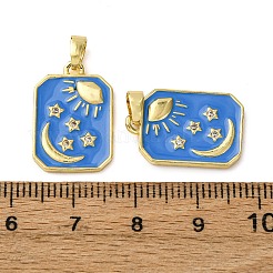 Латунные микро проложить кубического циркония подвески KK-F911-16G-01