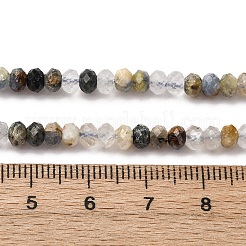 Натуральные нити из кианита / цианита / дистенового бисера G-RM2025-D13-E