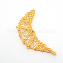 Artisanat d'art en rotin&nbsp;AJEW-CJC0002-03E