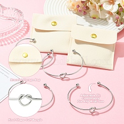 6 Stück knotenförmiges Armband&nbsp;BJEW-YW0001-19