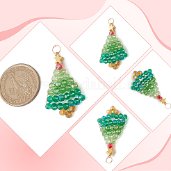 20 шт. стеклянные подвески на рождественскую тематику&nbsp;FIND-SC0020-39