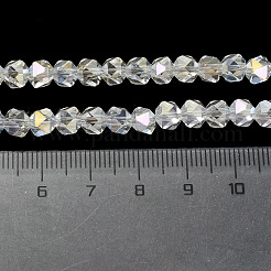 Ab цветные стеклянные бусины&nbsp;EGLA-L018-B-AB08