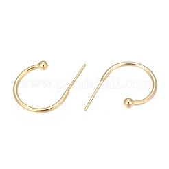 Крючки для сережек из нержавеющей стали 304 X-STAS-K211-01G-A