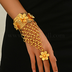 Роскошные браслеты из железных колец для невесты на Ближнем Востоке с цветочным узором EW5813