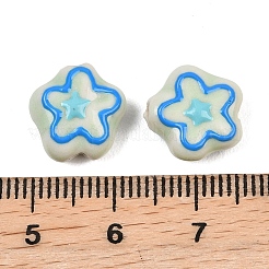 Фарфоровые эмалевые бусины ручной работы&nbsp;PORC-G016-06B