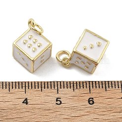 Латунь эмаль подвески&nbsp;KK-U060-33G-02