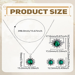 Овальные стеклянные подвески&nbsp;SJEW-LP0001-55