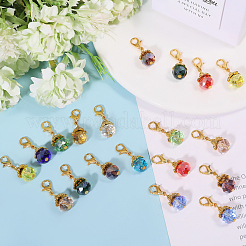 Стекло подвесные украшения HJEW-GL00007