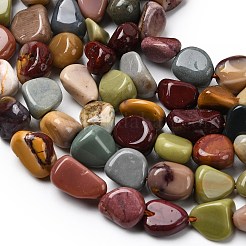 Бусы из натурального алашанского агата&nbsp;X-G-B161-B08