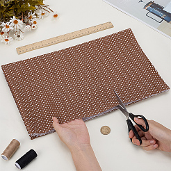 Хлопчатобумажные ткани с рисунком в горошек&nbsp;DIY-WH0622-485A