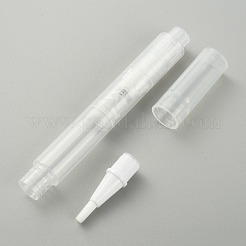 Transparente Drehstifte aus Kunststoff&nbsp;AJEW-WH0332-01