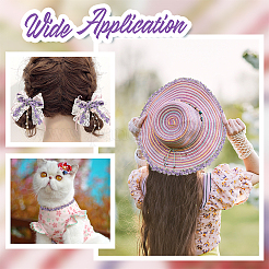 4.6~5 ярд цветочной полиэстеровой отделочной ленты OCOR-PH0001-97D