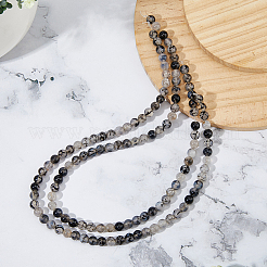 2 нити натуральных драконьих вен агатовые бусины нити&nbsp;G-FH0002-36B