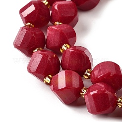 Нити бусин из натурального кварца окрашенные&nbsp;G-U023-A02-07