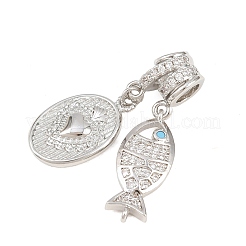 Латунные микро проложить кубического циркония подвески&nbsp;KK-Z151-07P