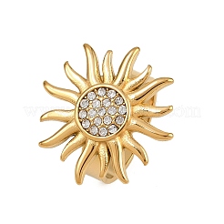 Кольца-манжеты из нержавеющей стали 304 с микропаве из кубического циркония для женщин&nbsp;LS-RJEW-C144-03G