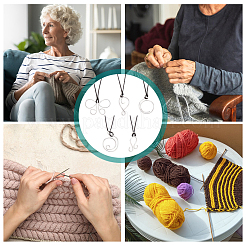 Алюминиевые ожерелья с подвесками&nbsp;NJEW-NB00001