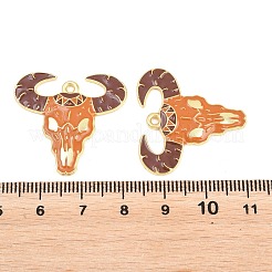 Anhänger aus Emaille mit West-Cowboy-Motiv aus Legierung&nbsp;LS-ENAM-L056-01B-04